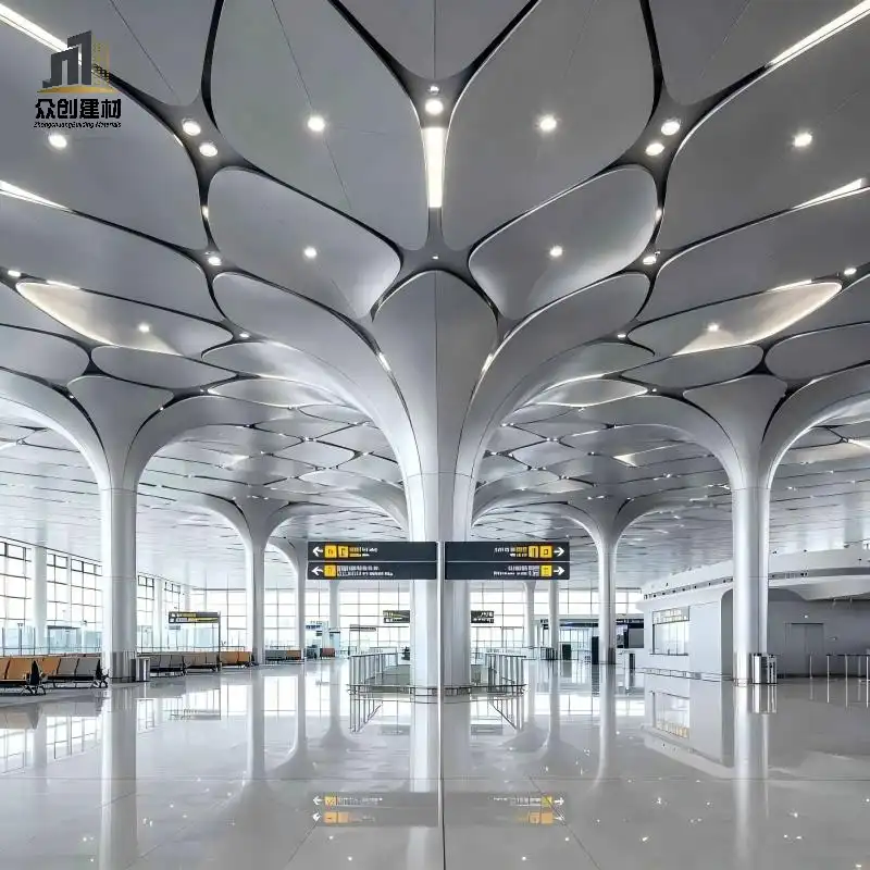 Custom Petal Shape Aluminum Ceiling